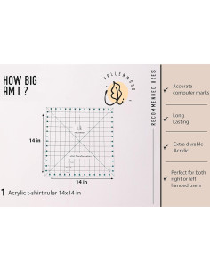 Regla de Transformación de Camisetas Vallenwood 14x14 cm 2