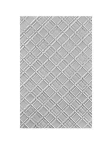 Carpeta de Embossing 3D Spellbinders Argyle Plaid 14x22 cm