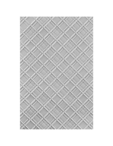 Carpeta de Embossing 3D Spellbinders Argyle Plaid 14x22 cm