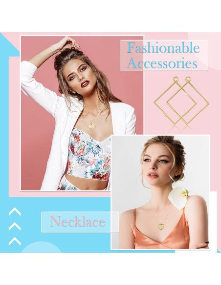 Kit de Joyería de Resina Inbagi 180 Piezas Geométricas