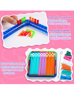Kit de Telar de Potholder CCTVRTV para Niños y Adultos - 252 Bucles 2