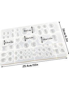 Molde de Fundición de Joyería Tenalleys de Silicona 29 Estilos 2