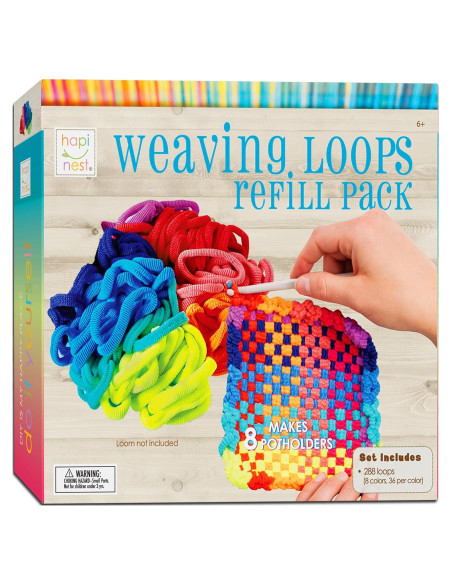 Repuesto de Telar Hapinest - 288 Lazos de Nylon y Algodón Repuesto de Telar Hapinest - 288 Lazos de Nylon y Algodón