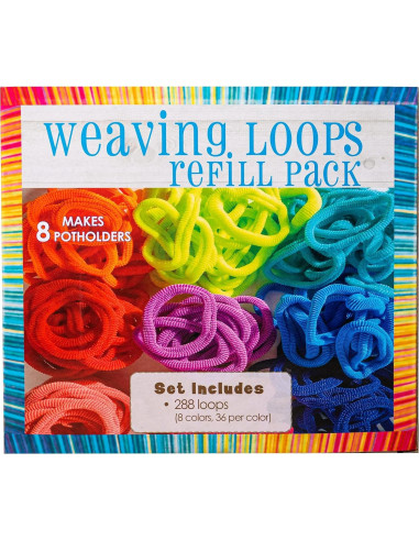 Repuesto de Telar Hapinest - 288 Lazos de Nylon y Algodón