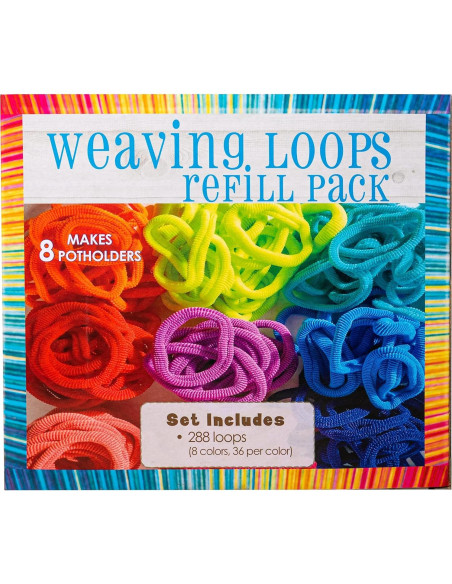 Repuesto de Telar Hapinest - 288 Lazos de Nylon y Algodón Repuesto de Telar Hapinest - 288 Lazos de Nylon y Algodón