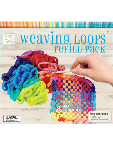 Repuesto de Telar Hapinest - 288 Lazos de Nylon y Algodón