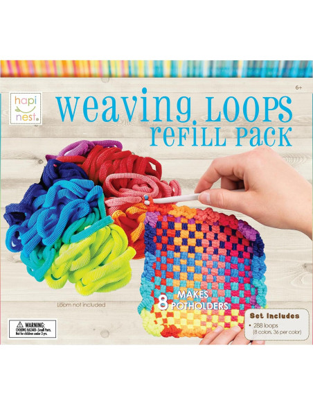 Repuesto de Telar Hapinest - 288 Lazos de Nylon y Algodón Repuesto de Telar Hapinest - 288 Lazos de Nylon y Algodón