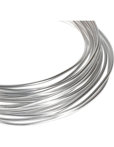 Alambre de Aluminio 2mm Tenn Well 30m Plata para Manualidades