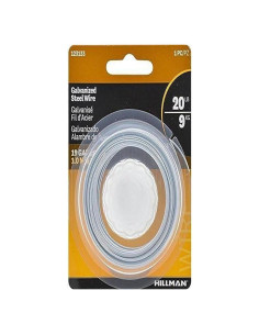 Alambre de Acero Galvanizado Hillman 19 Calibres 15.24m