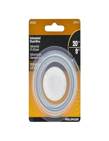 Alambre de Acero Galvanizado Hillman 19 Calibres 15.24m