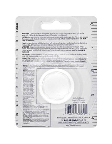 Alambre de Acero Galvanizado Hillman 19 Calibres 15.24m