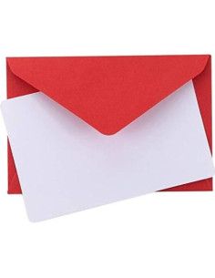 140 Mini Sobres de Colores con Tarjetas Blancas Purple Q Crafts 2