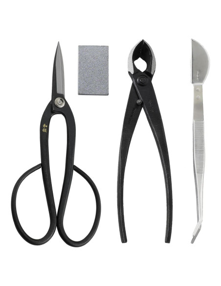 Kit de Herramientas para Bonsai Wazakura 4 Piezas Hecho en Japón Kit de Herramientas para Bonsai Wazakura 4 Piezas Hecho en Japón