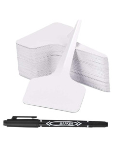 200 Etiquetas de Jardín en Forma de T MOONSOUND Impermeables