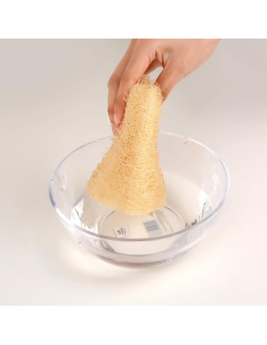 Esponjas de Lufa Natural Orgánica Exfoliantes 4 Piezas