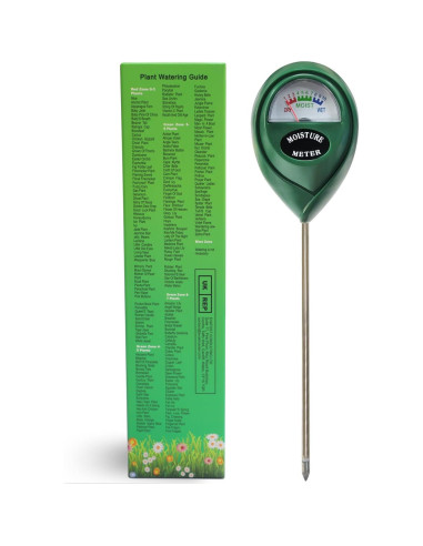 Medidor de Humedad del Suelo Suplong 17 cm para Plantas