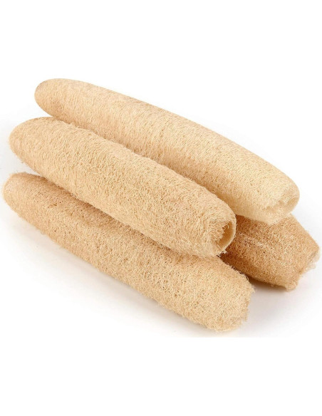 Esponjas de Lufa Natural Orgánica Exfoliantes 4 Piezas Esponjas de Lufa Natural Orgánica Exfoliantes 4 Piezas