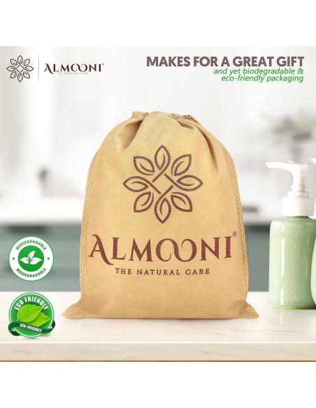 Esponja de Lufa Natural Almooni para Ducha - 3 Piezas Esponja de Lufa Natural Almooni para Ducha - 3 Piezas