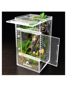 Terrario de Insectos MYGIIKAKA 7.62x7.62x15 cm Acrílico