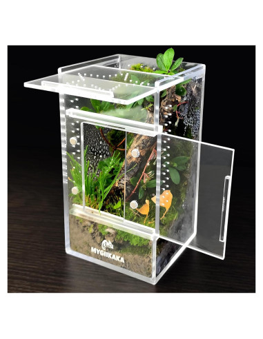 Terrario de Insectos MYGIIKAKA 7.62x7.62x15 cm Acrílico