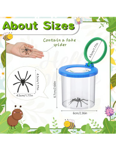 Caja de Insectos Aumentadora Coopay 8 Piezas para Niños 2