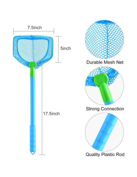 Red de Pesca Coopay 4 Piezas para Niños - Captura Insectos