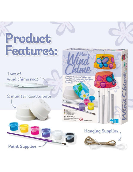 Kit de Campana de Viento Toysmith - Manualidades Musicales 18 cm