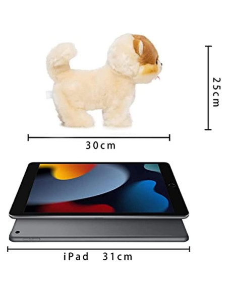 Perro Pomerania Interactivo CU-MATE - Juguete Electrónico 30cm