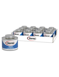 Latas de Combustible Sterno Handy Wick - Paquete de 12, 6 Horas