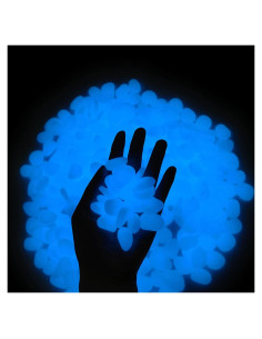 Piedras Brillantes GloCarnival 300 pcs Azules Luminiscentes