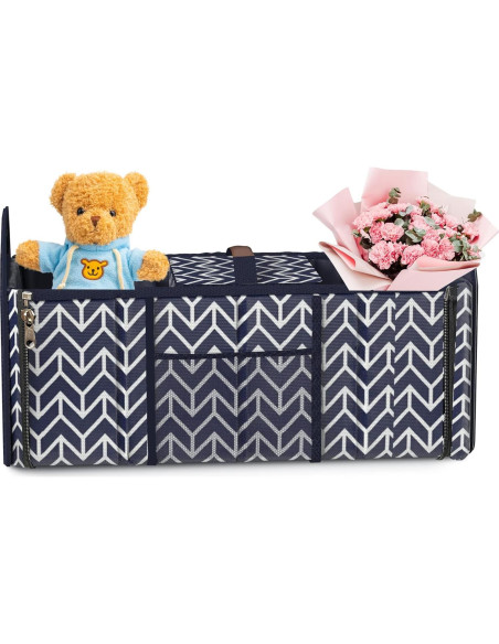 Organizador de Maletero Orionstar Plegable 15L Azul Marino Organizador de Maletero Orionstar Plegable 15L Azul Marino