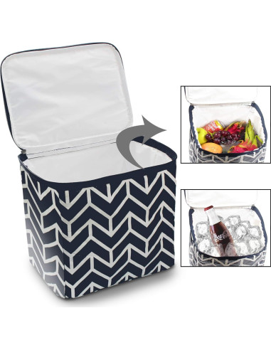 Organizador de Maletero Orionstar Plegable 15L Azul Marino