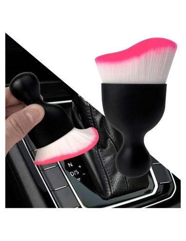Cepillo de Polvo para Interior de Auto XY North Rosa