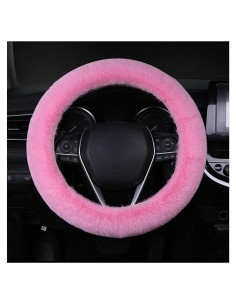 Cubierta de Volante Ziciner Fuzzy Rosa 27.9x10.5 cm Invierno