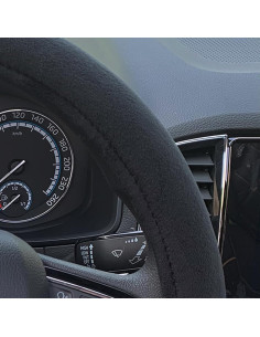 Cubierta de Volante RANXIZY C010F08 Universal 38 cm Negra 2