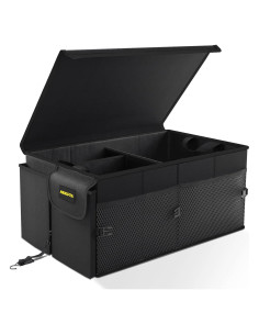 Organizador de Maletero MIKKUPPA 65L Plegable con Tapa Antideslizante