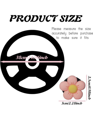 Juego de Cubierta de Volante Peluda YUNXNYC + Clips Floral