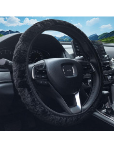 Cubierta de Volante ZHOL Universal 37-38 cm Piel Suave Antideslizante 2