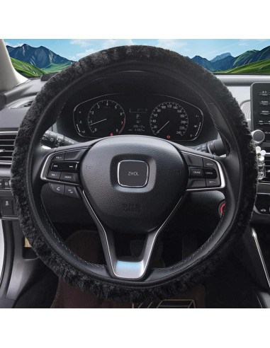 Cubierta de Volante ZHOL Universal 37-38 cm Piel Suave Antideslizante