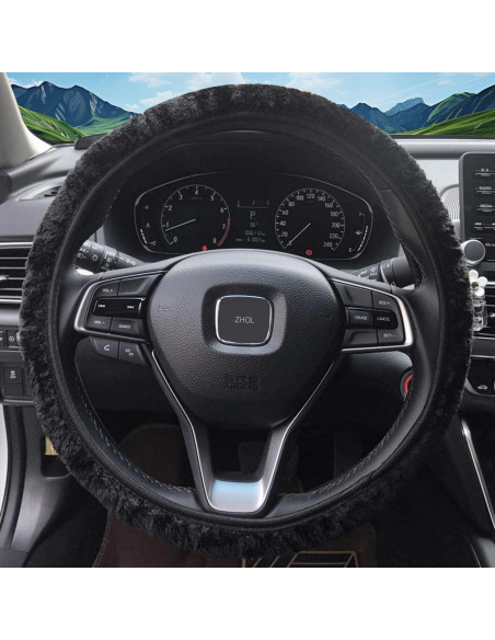 Cubierta de Volante ZHOL Universal 37-38 cm Piel Suave Antideslizante Cubierta de Volante ZHOL Universal 37-38 cm Piel Suave Antideslizante