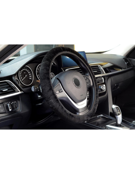 Cubierta de Volante ZHOL Universal 37-38 cm Piel Suave Antideslizante Cubierta de Volante ZHOL Universal 37-38 cm Piel Suave Antideslizante