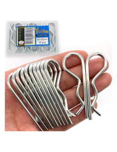 Pasadores de Enganche Yoliko M3x60mm - 12 Piezas Alta Resistencia
