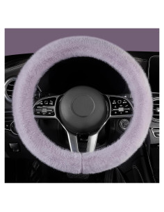 Cubierta de Volante Peluda LACDL CLASSY MINK Morado 37-38cm