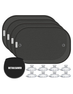 Sombrillas para Ventanas de Auto DETALLESAVER 48.3x30.5cm 4 Pzas