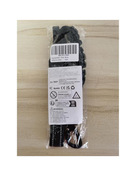 Cinturón de Seguridad para Perros WUGAUWOR 3 en 1 Ajustable 50-90 cm