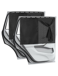 Sombrilla para Ventanas de Auto PEMOTech 68x50cm 2-en-1