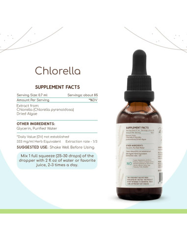 Extracto de Chlorella Herbera 59.15 ml - 100% Natural