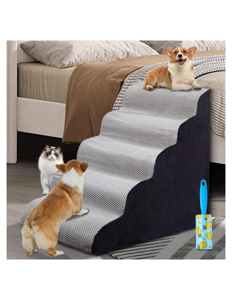 Escalera para Perros LitaiL de 62 cm 5 Pasos para Camas Altas Escalera para Perros LitaiL de 62 cm 5 Pasos para Camas Altas