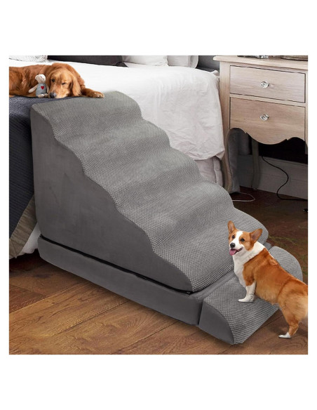 Escaleras para Perros A.FATI 6 Pasos Antideslizantes 76.2 cm Escaleras para Perros A.FATI 6 Pasos Antideslizantes 76.2 cm