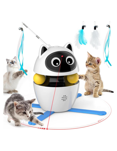 Juguete láser para gatos Kemi 3 en 1 recargable automático